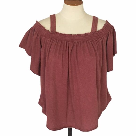 We The Free Cold Shoulder Knit Top Size XS - Picture 1 of 4